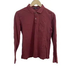 Burberry LONDON(バーバリーロンドン) 長袖ポロシャツ サイズM メンズ - ボルドー