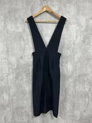 green label relaxing グリーンレーベルリラクシング ユナイテッドアローズ ジャンスカ ツイードタッチ オールインワン sizeF/黒 ◆■ レディース