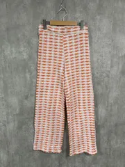 ZARA ザラ ハイウエスト ストレッチ 総柄 イージー パンツ sizeS/マルチカラー  ■■ レディース