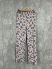 ZARA ザラ ハイウエスト 総柄 幾何学模様 イージー パンツ sizeS/マルチカラー  ■■ レディース