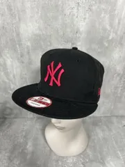 NEW ERA ニューエラ ニューヨークヤンキース 9FIFTY キャップ ロゴ刺 ベースボール キャップ sizeF/黒 ■■ メンズ