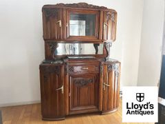 ラルフローレン・ブティック什器イタリア製ロココ貝殻花柄キャビネット