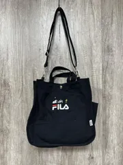 FILA フィラ スヌーピー 刺繍 ロゴ トート バッグ sizeF/黒 ■■ レディース