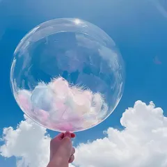 sac taske クリアバルーン ボボバルーン 透明バルーン 風船 誕生日 結婚式 パーティー 20cmx50個