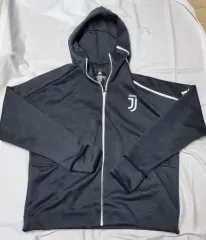 アディダス ユヴェントス フードジップアップ グレー