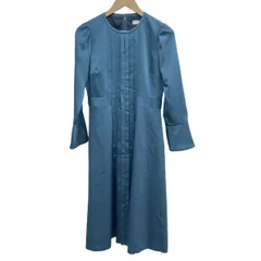 CELFORD(セルフォード) ワンピース サイズ36 S レディース美品  - ブルー クルーネック/長袖/ロング/プリーツ