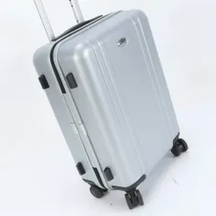 美品 ゼロハリバートン 4輪 スーツケース キャリーケース バッグ 出張 旅行 トランク シルバー メンズ RUM DH18-4【中古】のサムネイル