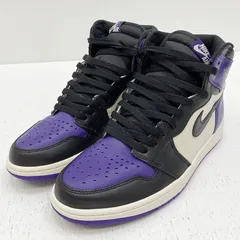 【加古川店】 中古 NIKE | ナイキ スニーカー Air Jordan 1 Retro High OG 555088-501 パープル 【126】