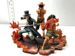 現状品 バンプレスト ワンピース DXF BROTHER HOOD II ルフィ、エース、サボ フィギュア 1/9
