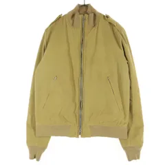 美品 UNITED ARROWS ユナイテッドアローズ 長袖 ジップジャケット M ベージュ メンズ 古着