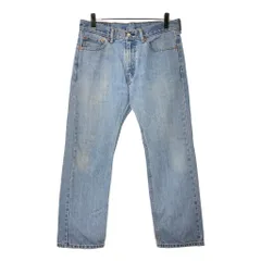 Levi's リーバイス 505 デニムパンツ ブルー(メンズ W33 L29)中古 古着 X0345