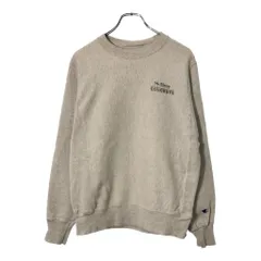 Champion チャンピオン REVERSE WEAVE リバースウィーブ スウェット 企業ロゴ グレー(メンズ SMALL)中古 古着 X0412