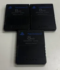PS2 メモリーカード　3枚セット