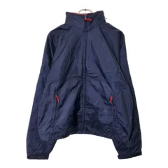 90年代 L.L.Bean エルエルビーン ナイロンジャケット アウトドア ネイビー(メンズ MEDIUM)中古 古着 X0436