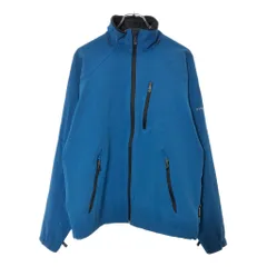 Columbia コロンビア TITANIUM ソフトシェルジャケット アウトドア ブルー(メンズ L)中古 古着 X0439