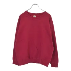 90年代 NIKE ナイキ ワンポイントロゴ スウェット スポーツ レッド(メンズ L)中古 古着 X0479