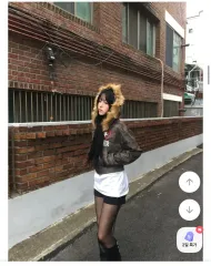 ミリタリー y2k カモ WHO フード クロップド ジップアップ