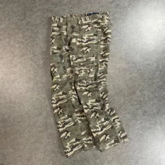 Karl Kani Camouflage Cargo Pants カールカナイ カーゴパンツ カモフラ 迷彩柄 ジップアップ W38 ビッグサイズのサムネイル