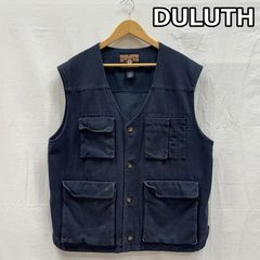 ブルコ BLUCO 6040クロス ベスト ネイビー ひょうたん柄 Lサイズ 