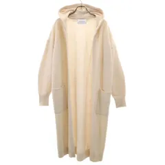 Adam et Rope' アダムエロペ ウール 長袖 ロング ニットカーディガン F ベージュ系 レディース 古着