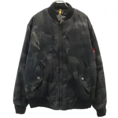 BURTLE バートル MA-1 フライトジャケット LL ブラック系 メンズ 古着