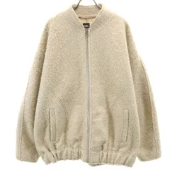 ZARA ザラ ブークレ ブルゾン M-L ベージュ レディース 古着