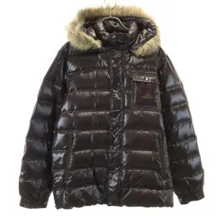 adidas アディダス ダウンジャケット L ブラウン メンズ 古着