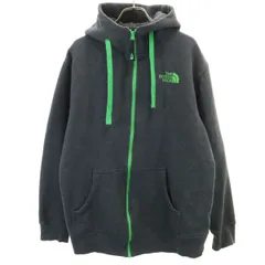 THE NORTH FACE ザノースフェイス 長袖 ジップパーカー L グレー アウトドア NT11530 メンズ 古着