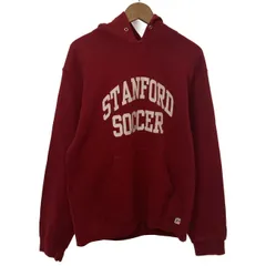 RUSSELL ATHLETIC　パーカー　プルオーバー　トップス　裏起毛　プリント　古着