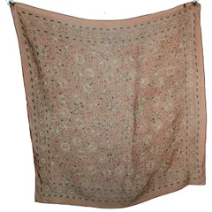 スカーフ　花柄　服飾　グッズ　古着