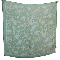 スカーフ　花柄　服飾　日本製　グッズ　古着