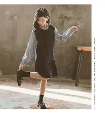 ワンピース 子供 女の子 発表会 ドレス レイヤード風 子供服 ワンピース 女の子 お受験 ワンピース 子供 ドレス 女の子 切り替え キッズ 卒園式 卒業式 フォーマル ワンピース 子供服 ドレス 