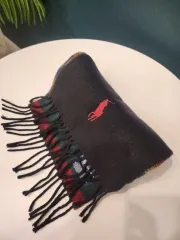 ポロラルフローレン ブラック マフラー スカーフ