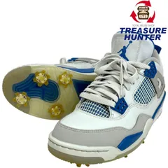 NIKE AIR JORDAN 4(エア ジョーダン 4) ゴルフシューズ CU9981-101 サイズ25.5cm MILITARY BLUE 21年発売 ナイキ 【107109322007】