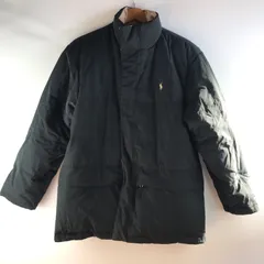 90s POLO RALPH LAUREN リバーシブルダウンジャケット メンズ M ブラック 3082202601060097