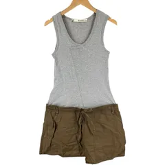 美品 blanc basque ブランバスク 無地 春夏 SS ワンピース コットン グレー レディース 38【古着】【中古】【送料無料】