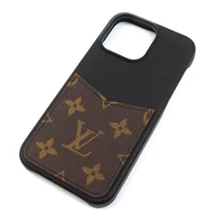LOUIS VUITTON ルイ・ヴィトン IPHONE･バンパー 15 PRO MAX iPhoneケース ブラック ブラウン M82888 ME4223 ユニセックス 中古 美品