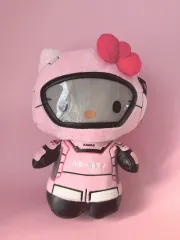 レア)ハローキティ ぬいぐるみ アメリカ キティ レーシング キティ 中型人形