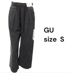 No.83 (♡)GU  ウォッシュドスウェット プルオンパンツ