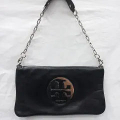 トリーバーチ ブラック ショルダーバッグ(ダストバッグあり)