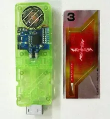 【中古】おもちゃ 3.Wサイクロンジョーカーエクストリームメモリ 「仮面ライダーW DXサウンドカプセルガイアメモリ7」 