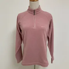 montbell モンベル ハーフジップブルゾン フリース シャミース レディース Mサイズ ピンク系 アウトドア 山登