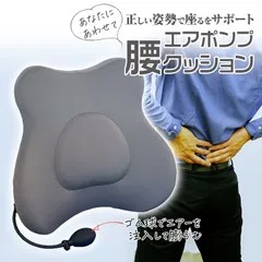 腰痛 クッション 椅子 車 背もたれ エアポンプ 調整可能 ランバーサポート 低反発 シートクッション 姿勢 矯正 骨盤 姿勢矯正 デスクワーク テレワーク 在宅 運転 オフィス イス プレゼント ギフト エアポンプサポートクッション
