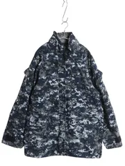 【お得なクーポン配布中!】 ほぼ デッドストック 米軍実物 USN ネイビー デジタルカモ TYPE1 迷彩 ゴアテックス ジャケット MEDIUM REGULAR ミリタリー 軍物 NAVY NWU のサムネイル