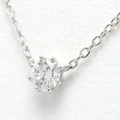 アーカー / AHKAH　ソルティアラウンド ネックレス　K18WG　ダイヤモンド 0.15ct　39.5 cm 【中古】 商品番号 A-159644