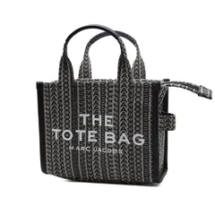 マークジェイコブス　ザ モノグラム ミニ トート バッグ　ジャガード　ブラック　ショルダーバッグ　2Way　H077M01RE21