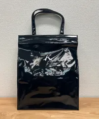 【美品】Kitamura キタムラ エナメルトートバッグ ショッピングバッグ