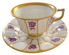 オールドノリタケ フラワーハンドル デミタスC&S 1客 金彩 - メルカリ
