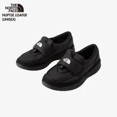 ［2025最新モデル］ THE NORTH FACE ザ ノースフェイス NF52575 ヌプシ ローファー ユニセックス  NUPTSE LOAFER KKTNFブラック 24cm(6)