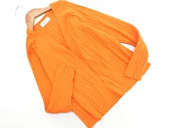 Mila Owen ミラオーウェン Vネック カーディガン size0/オレンジ  ◇■ レディース